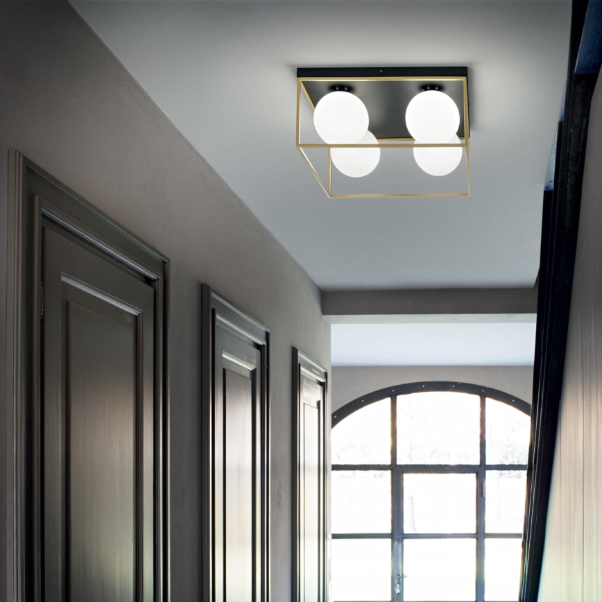 Ideal Lux - Taklampa LINGOTTO 4xE14/40W/230V