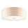 Ideal Lux - Taklampa WOODY 4xE27/60W/230V diameter 50 cm beige