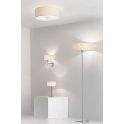 Ideal Lux - Taklampa WOODY 4xE27/60W/230V diameter 50 cm vit