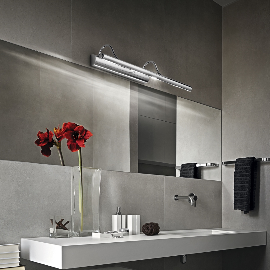 Ideal Lux - Tavellampa MIRROR 4xG9/28W/230V skinande krom