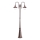 Ideal Lux - Utomhuslampa CIMA 2xE27/52W/230V 216 cm IP43 brun