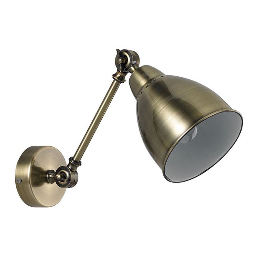 Ideal Lux - Vägglampa 1xE27/60W/230V brons