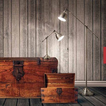 Ideal Lux - Vägglampa 1xE27/60W/230V brons