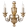 Ideal Lux - Vägglampa FIRENZE 2xE14/40W/230V guld