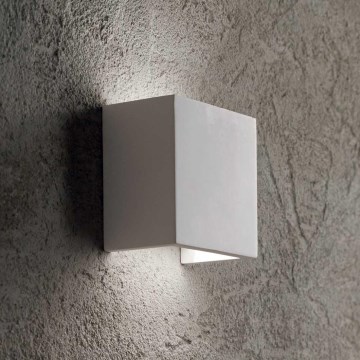 Ideal Lux - Vägglampa FLASH GESSO 1xG9/40W/230V vit