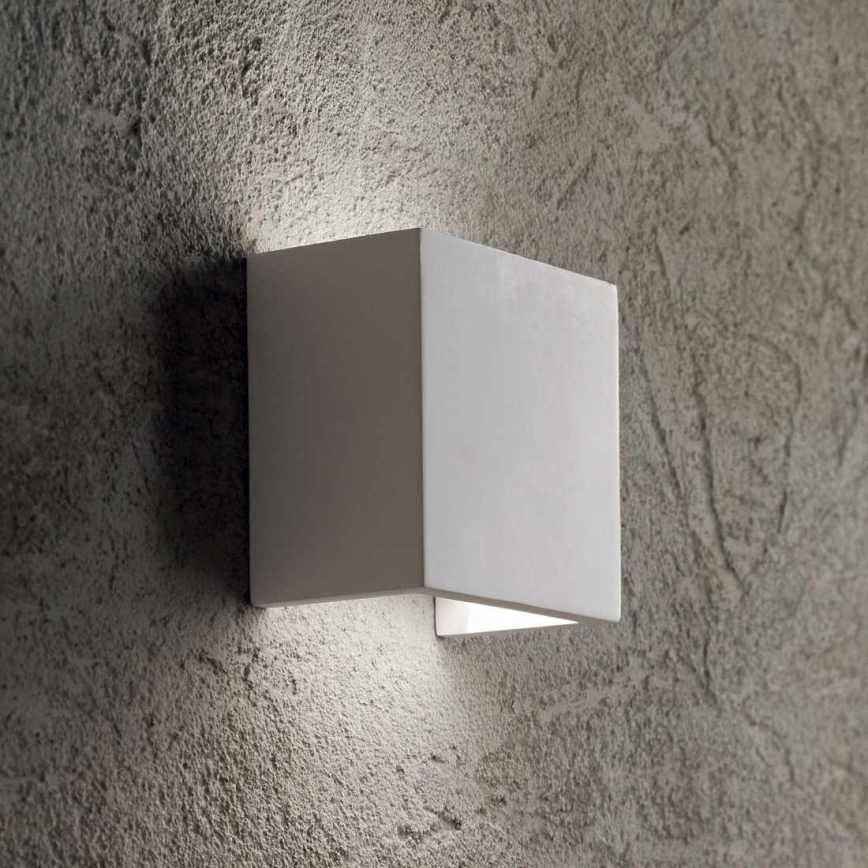 Ideal Lux - Vägglampa FLASH GESSO 1xG9/40W/230V vit