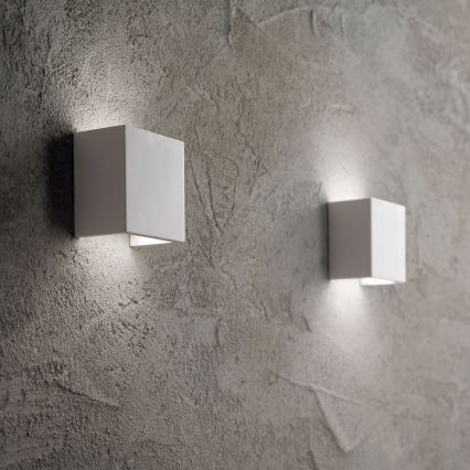 Ideal Lux - Vägglampa FLASH GESSO 1xG9/40W/230V vit