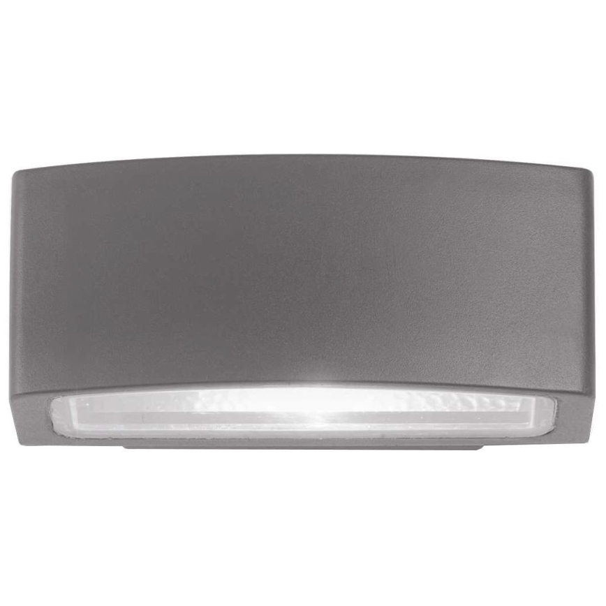 Ideal Lux - Vägglampa för utomhusbruk ANDROMEDA 1xE27/60W/230V IP55 antracit