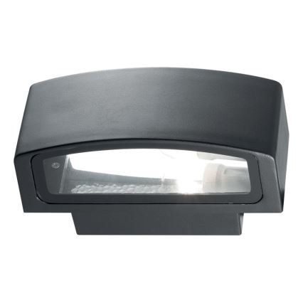 Ideal Lux - Vägglampa för utomhusbruk ANDROMEDA 1xE27/60W/230V IP55 antracit