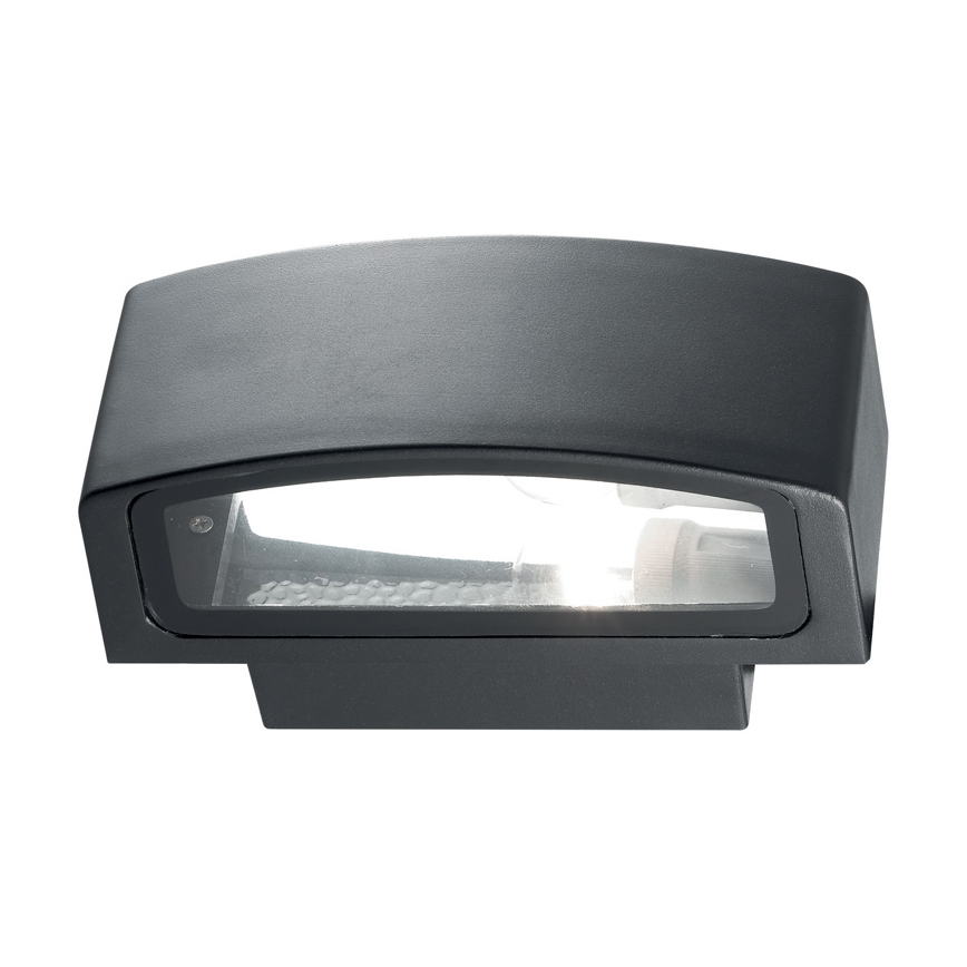 Ideal Lux - Vägglampa för utomhusbruk ANDROMEDA 1xE27/60W/230V IP55 antracit
