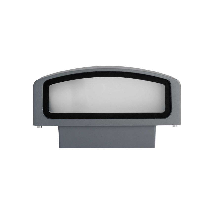 Ideal Lux - Vägglampa för utomhusbruk ANDROMEDA 1xE27/60W/230V IP55 antracit