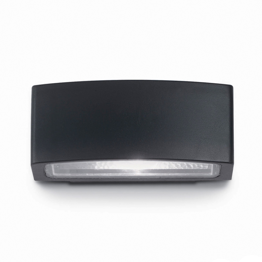 Ideal Lux - Vägglampa för utomhusbruk ANDROMEDA 1xE27/60W/230V IP55 svart
