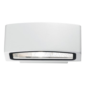 Ideal Lux - Vägglampa för utomhusbruk ANDROMEDA 1xE27/60W/230V IP55 vit