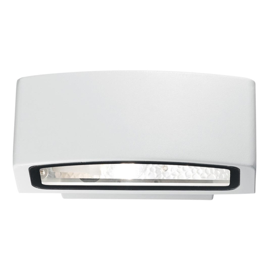 Ideal Lux - Vägglampa för utomhusbruk ANDROMEDA 1xE27/60W/230V IP55 vit