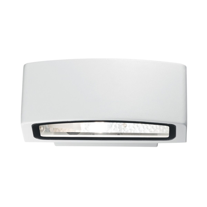 Ideal Lux - Vägglampa för utomhusbruk ANDROMEDA 1xE27/60W/230V IP55 vit