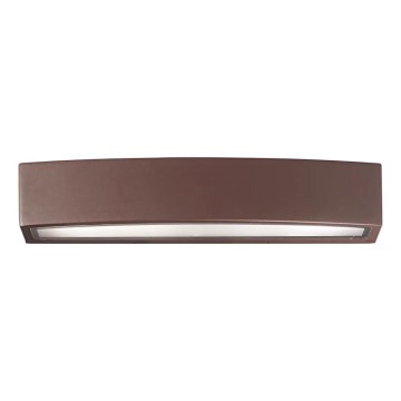 Ideal Lux - Vägglampa för utomhusbruk ANDROMEDA 2xE27/60W/230V IP55 brun