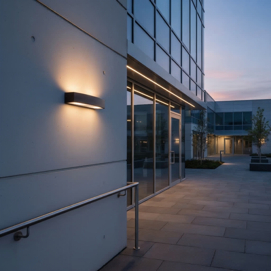 Ideal Lux - Vägglampa för utomhusbruk ANDROMEDA 2xE27/60W/230V IP55 brun