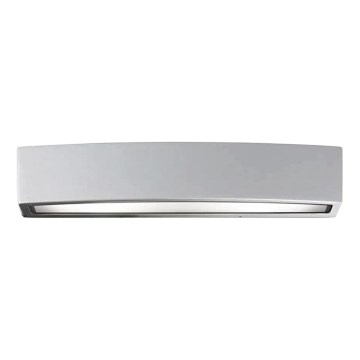Ideal Lux - Vägglampa för utomhusbruk ANDROMEDA 2xE27/60W/230V IP55 grå