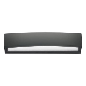 Ideal Lux - Vägglampa för utomhusbruk ANDROMEDA 2xE27/60W/230V IP55 svart