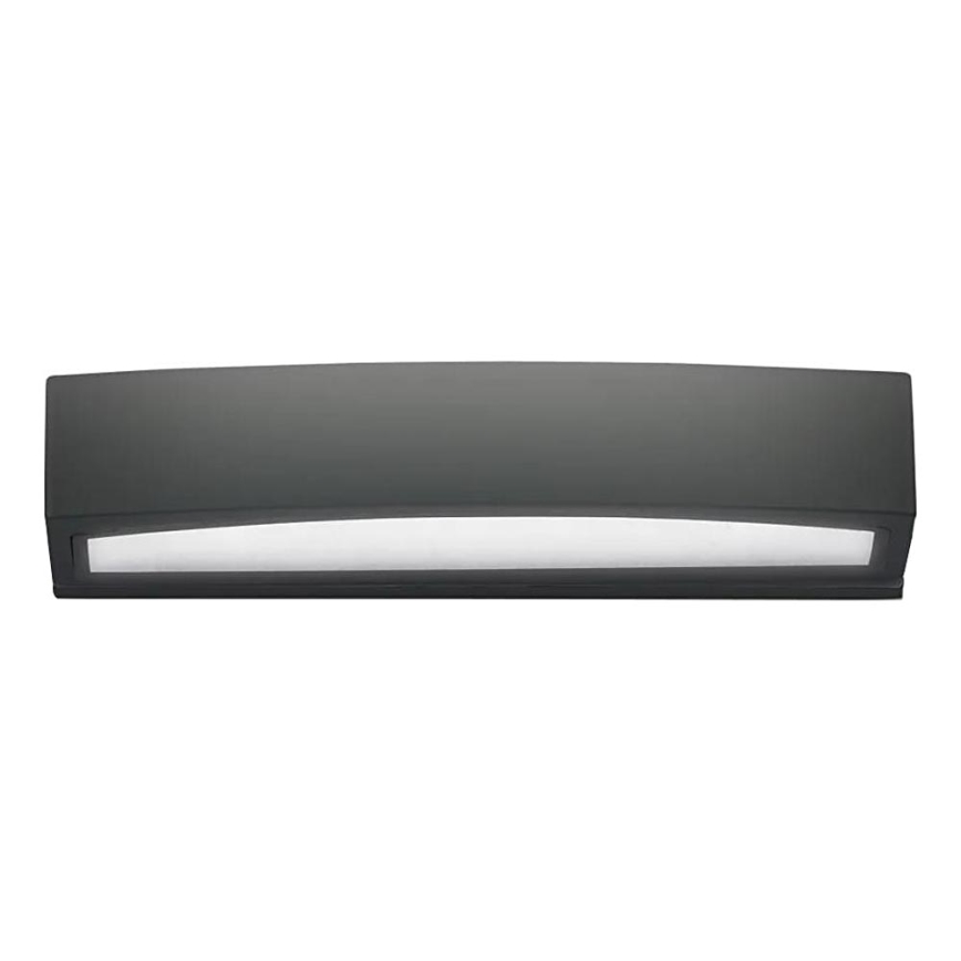 Ideal Lux - Vägglampa för utomhusbruk ANDROMEDA 2xE27/60W/230V IP55 svart