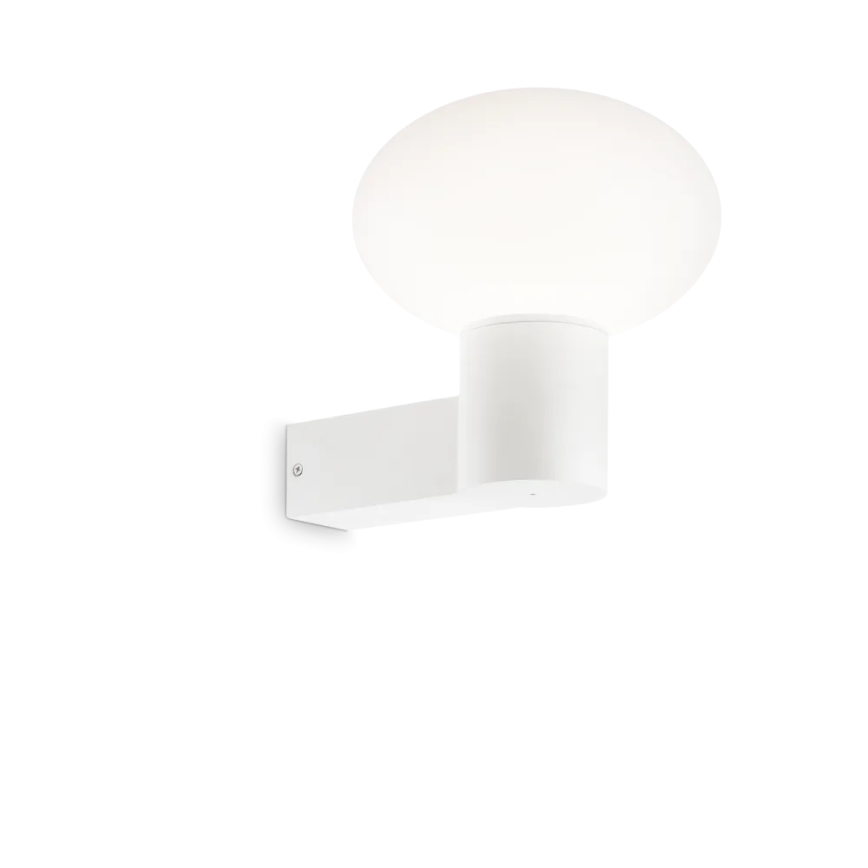 Ideal Lux - Vägglampa för utomhusbruk CLIO 1xE27/42W/230V IP44 vit
