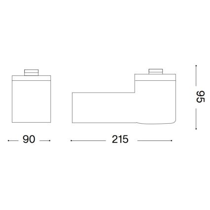 Ideal Lux - Vägglampa för utomhusbruk CLIO 1xE27/42W/230V IP44 vit