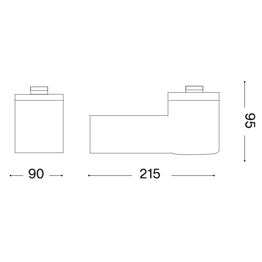 Ideal Lux - Vägglampa för utomhusbruk CLIO 1xE27/42W/230V IP44 vit