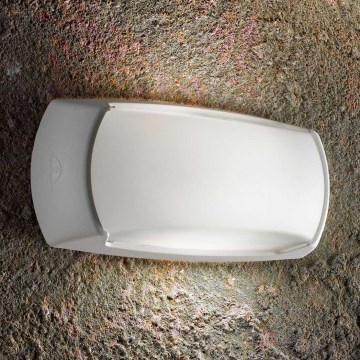 Ideal Lux - Vägglampa för utomhusbruk FELIX 1xE27/23W/230V IP66 vit