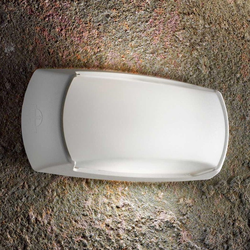 Ideal Lux - Vägglampa för utomhusbruk FELIX 1xE27/23W/230V IP66 vit
