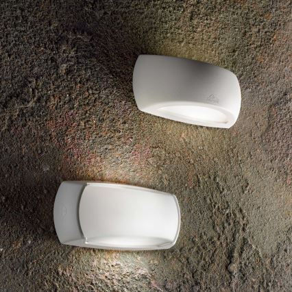 Ideal Lux - Vägglampa för utomhusbruk FELIX 1xE27/23W/230V IP66 vit