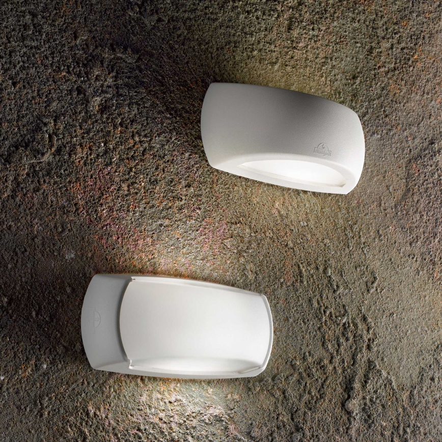 Ideal Lux - Vägglampa för utomhusbruk FELIX 1xE27/23W/230V IP66 vit