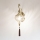 Ideal Lux - Vägglampa HAREM 1xE27/42W/230V mässing