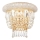 Ideal Lux - Vägglampa i kristall DUBAI 2xE14/28W/230V guld