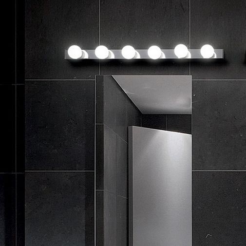 Ideal Lux - Vägglampa PRIVE 6xE14/40W/230V skinande krom