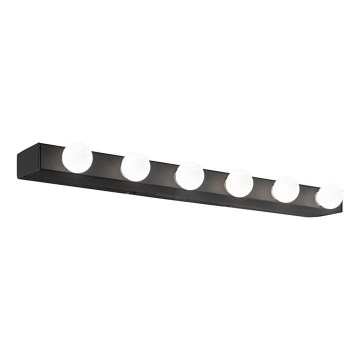 Ideal Lux - Vägglampa PRIVE 6xE14/40W/230V svart