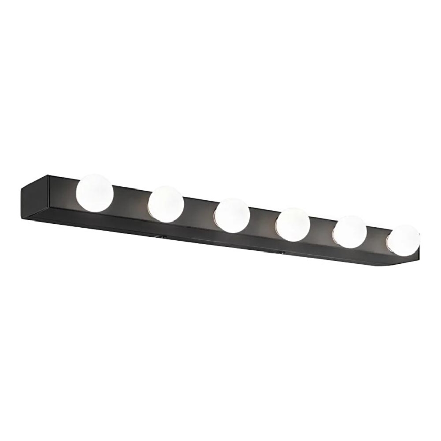 Ideal Lux - Vägglampa PRIVE 6xE14/40W/230V svart