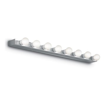 Ideal Lux - Vägglampa PRIVE 8xE14/40W/230V skinande krom