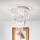 Ideal Lux - Ytmonterad kristallkrona CARLTON 12xE14/40W/230V diameter 50 cm skinande krom