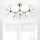 Ideal Lux - Ytmonterad kristallkrona NODI 15xG9/40W/230V skinande krom