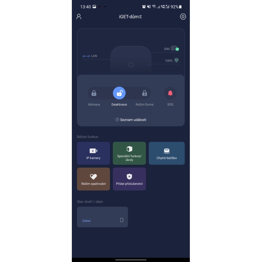 Intelligent trådlöst säkerhetssystem med 4G LTE, Wi‑Fi, Ethernet och GSM