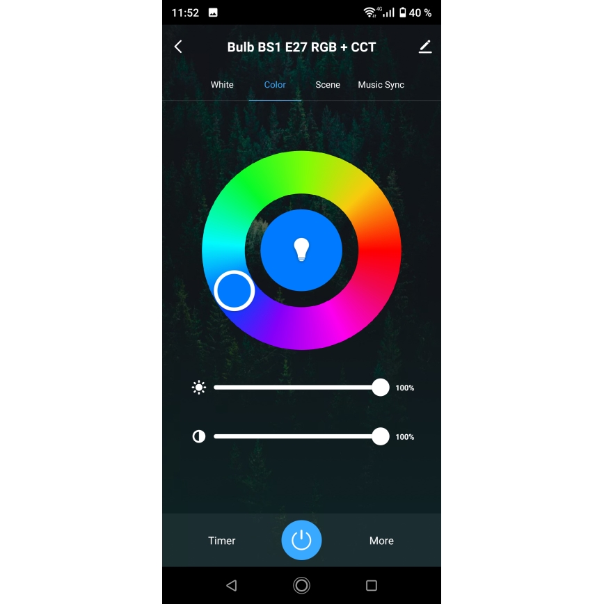 LED RGBW dimbar badrumstaklampa LED/15W/230V 3000-6500K Ø 22 cm IP54 vit Wi-Fi