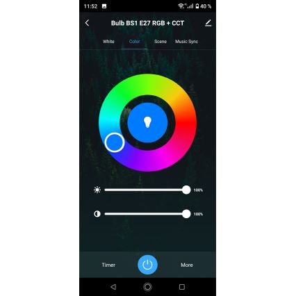 LED RGBW dimbar badrumstaklampa LED/24W/230V 3000-6500K 33x33 cm IP54 vit Wi-Fi