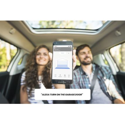Immax 07706L - kontroll  av garage dörrar och höstatiska grindar NEO LITE Smart DC5V