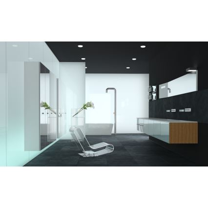 LED Badrum infälld lampa LED/24W/230V 2700-6500K IP44 rund
