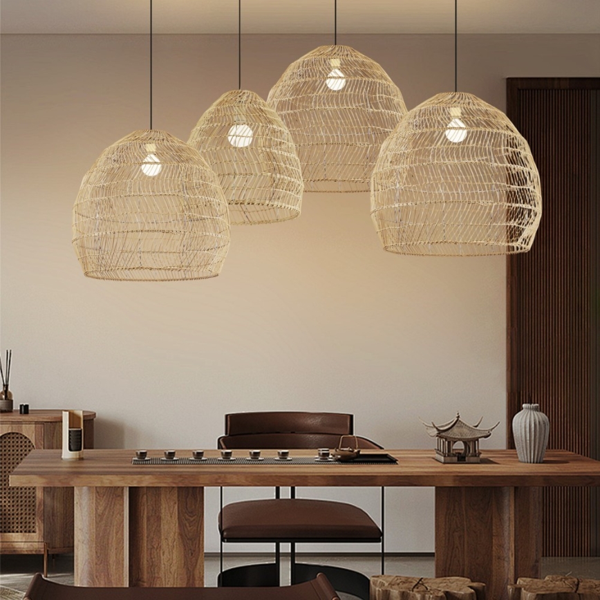 Hänglampa på kabel BOHO DELICADO 1xE27/40W/230V Ø 60 cm