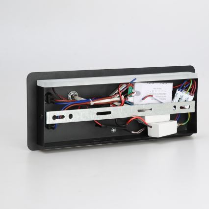 Immax 08288L - LED Väggspotlight med hylla, USB-port och trådlös laddning Be PREPARE LED/3W/230V + LED/3W svart