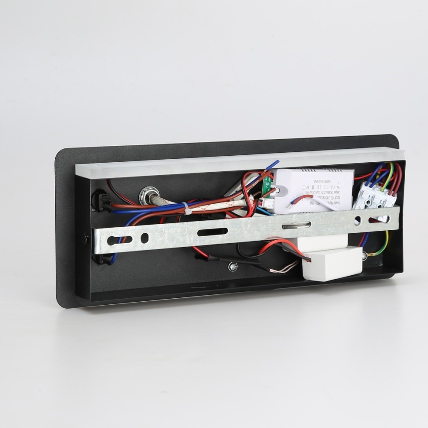 Immax 08288L - LED Väggspotlight med hylla, USB-port och trådlös laddning Be PREPARE LED/3W/230V + LED/3W svart