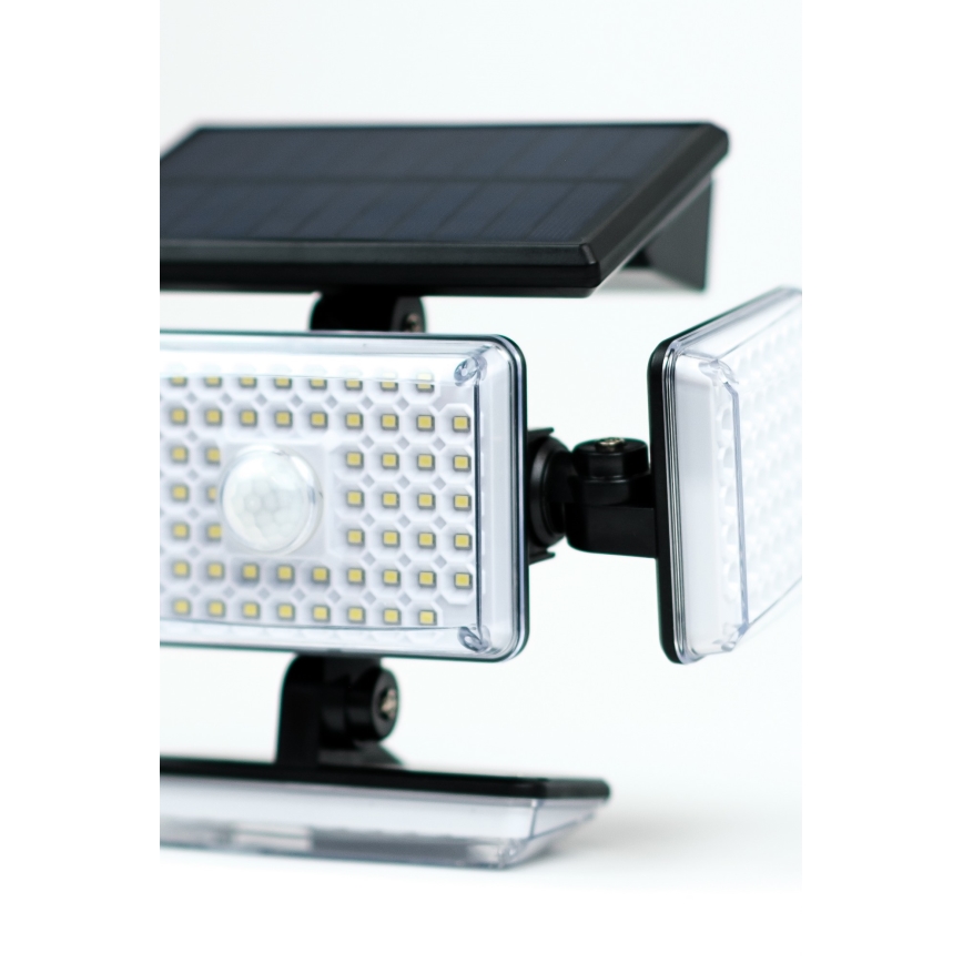 LED solcell väggbelysning med sensor LED/5W/5,5V IP65 2400 mAh