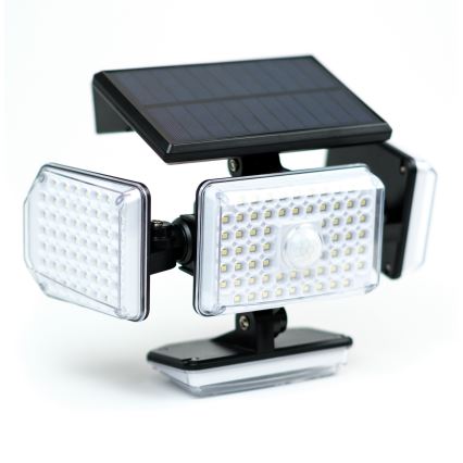 LED solcell väggbelysning med sensor LED/5W/5,5V IP65 2400 mAh