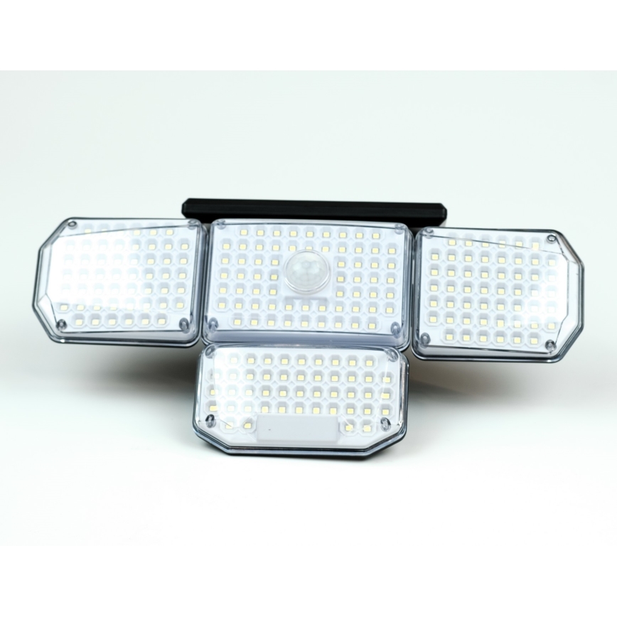 LED solcell väggbelysning med sensor LED/5W/5,5V IP65 2400 mAh